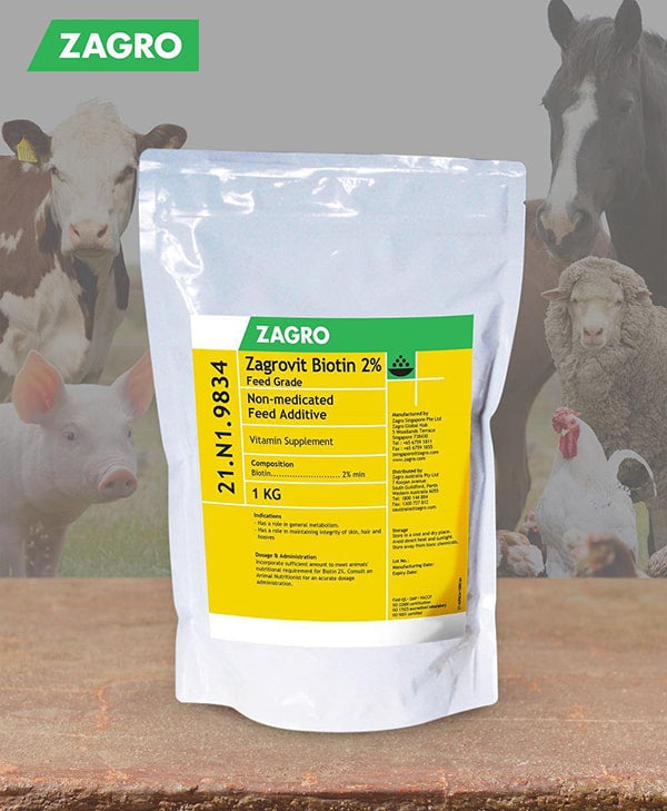 Zagro Zagrovit Biotin 2 Percent Feed Grade