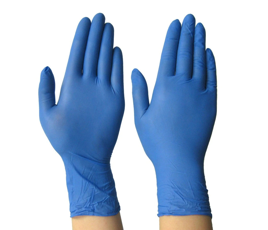 Protex Disposable Gloves Blue Nitrile LARGE Box 100