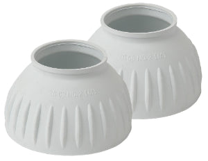 Bell Boots Ribbed White Sz 3