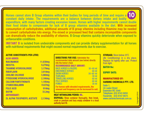 Carbine Chemicals Instant B