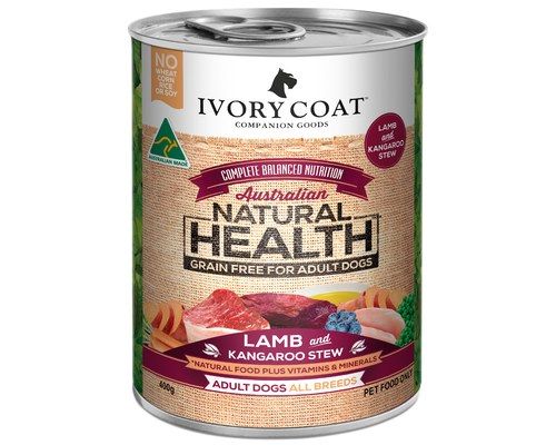 IVORY COAT ADULT Lamb &amp; Kanga Stew 12x400gm