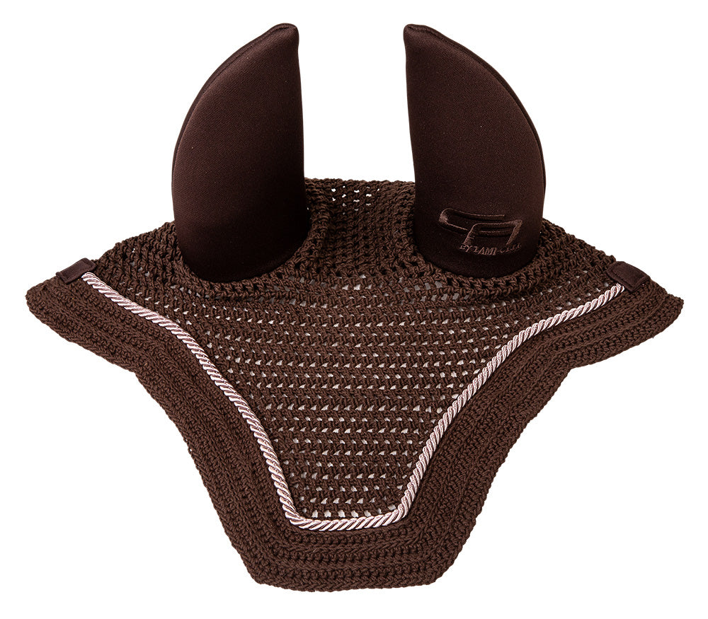 Fly Bonnet with Neoprene Ears Full Chocolate