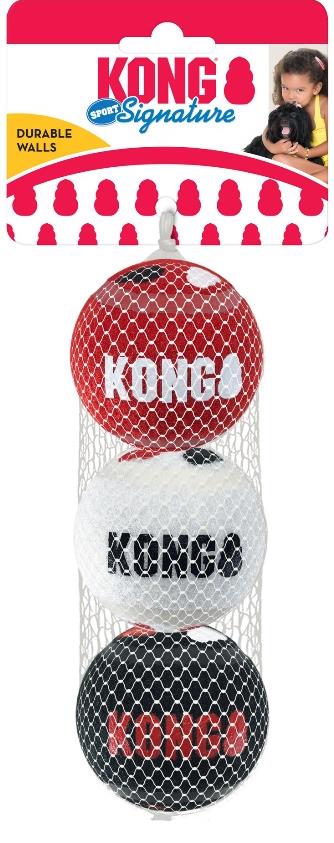 Kong Signature Sports Balls 3pk Medium