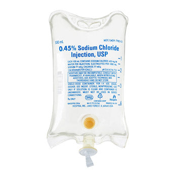 Viaflex Drip Iv Solution 2.5 %glu 0.45% saline 500ml