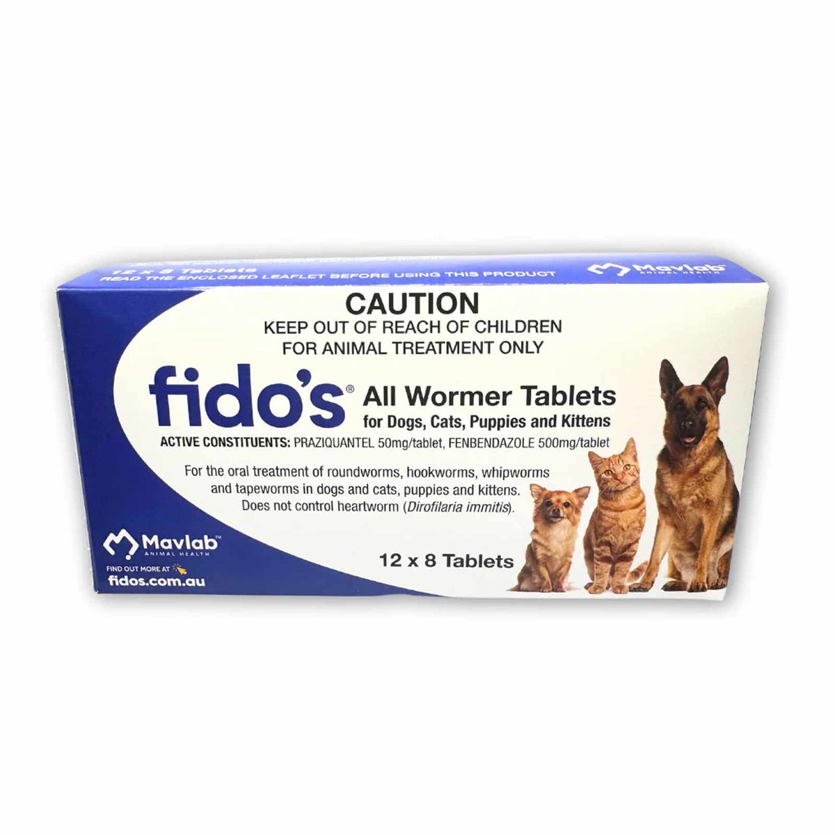 Fidos Allwormer Tablets Dog 10kg X 1 Tablet