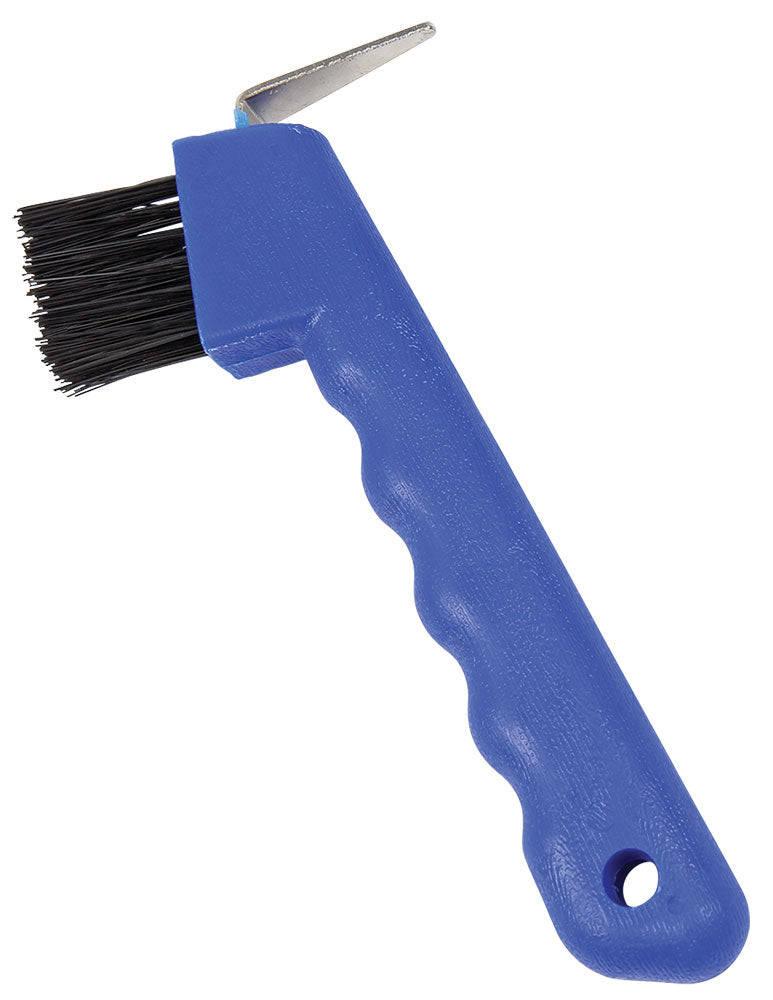 Hoof Pick &amp; Brush Deluxe Blue