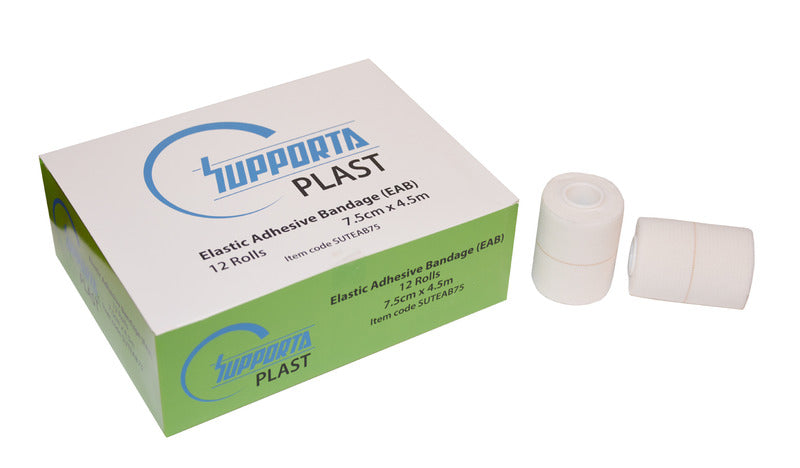 Supportaplast 7.5 cm X 4.5 m Box x12