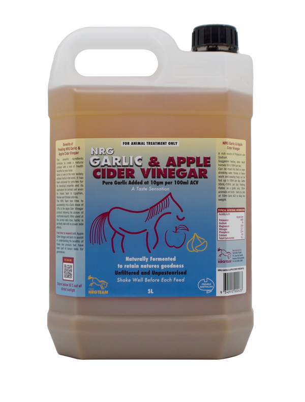 NRG Apple Cider Vinegar + Garlic 5L
