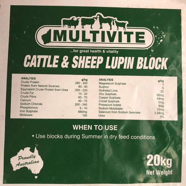 Multivite Green Mineral Horse Block