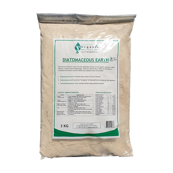Ozz Organic Diatomaceous Earth 3kg