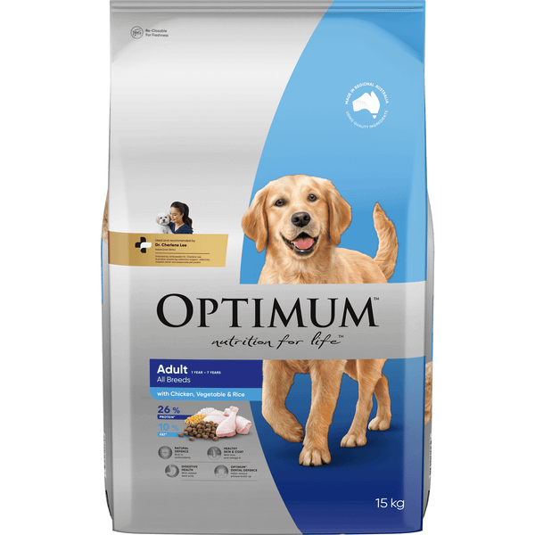 Optimum Dog Adult Lamb and Rice 700gm can x 12 pack