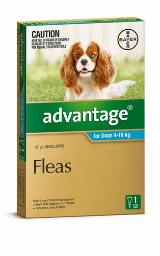 Advantage Dog 4-10kg Aqua Single