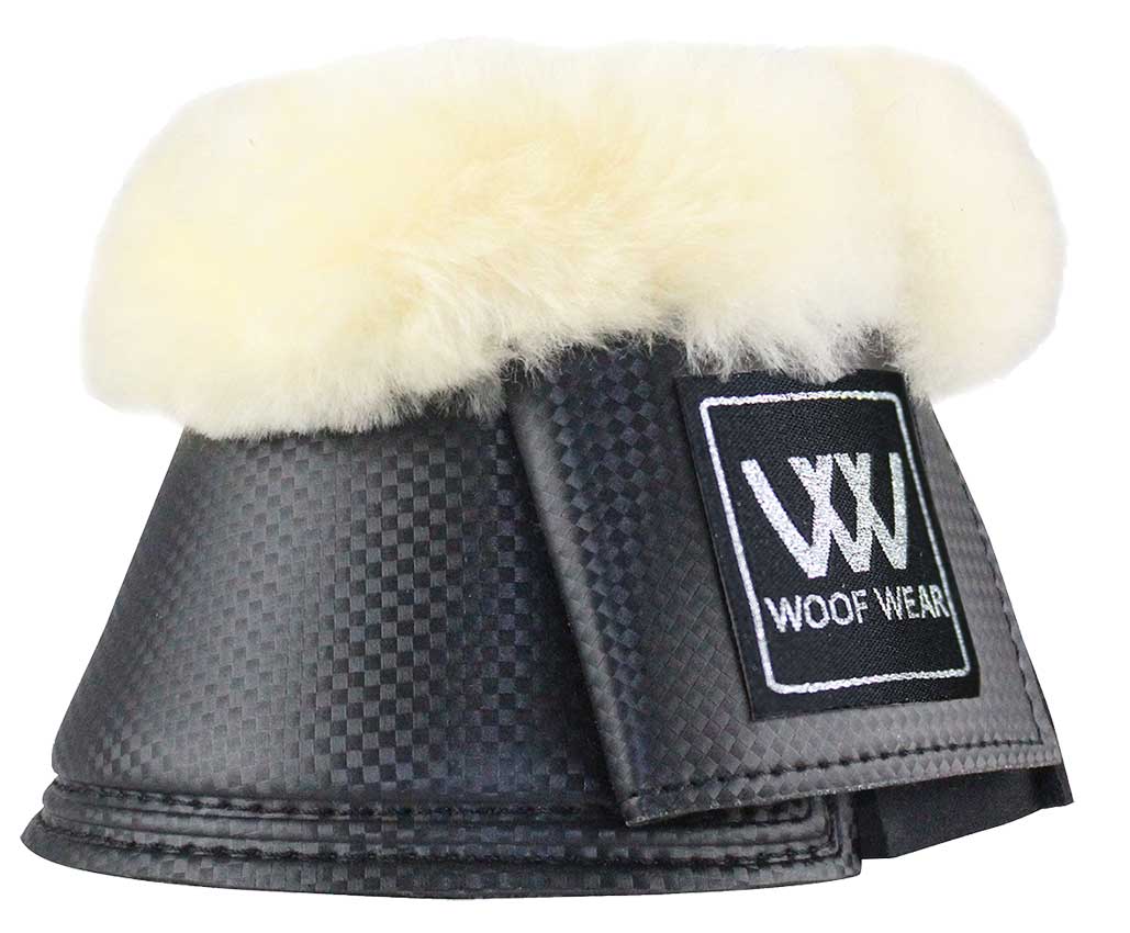 Woof Wear Pro Sheepskin Bell Boot Black - Medium