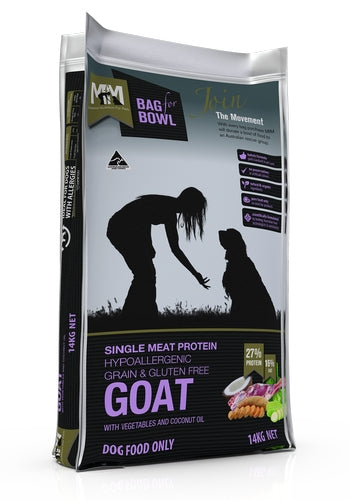 MFM Dog Single Protein Goat Grain Free Gluten Free 14kg Purple