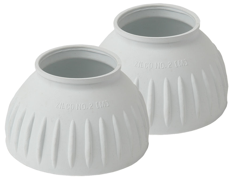 Bell Boots Ribbed White Sz 2