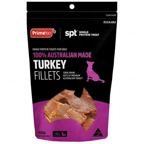 Prime 100 Treat Turkey Fillet 100gm