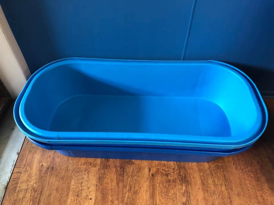 Rectangle Tub - Dog Bath 1300Lx560Wx300H 150L - The Poly Place
