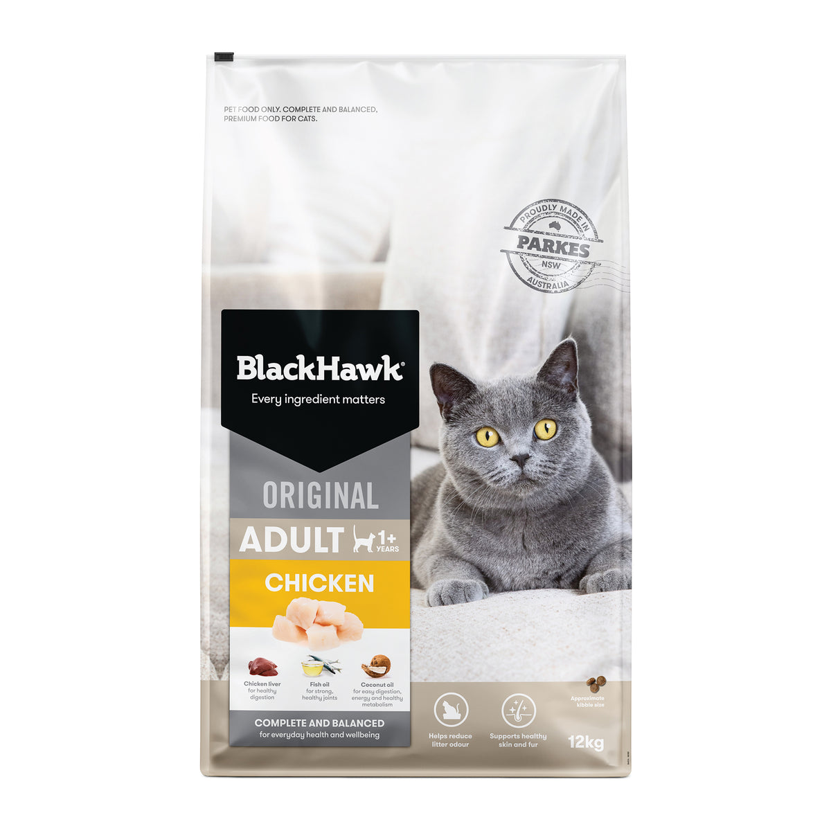 Black Hawk Cat Chicken 12kg