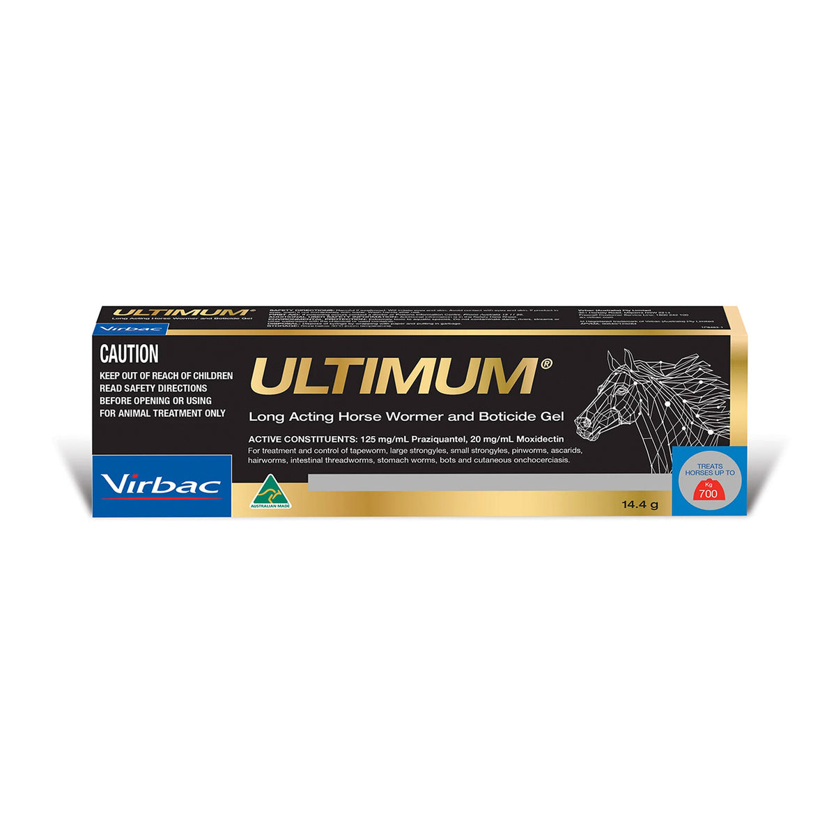 Virbac Ultimum Gel 14.4gm Stable Pack x 50