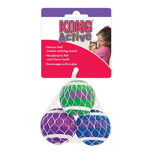 Kong Cat Active Tennis Balls With Bells