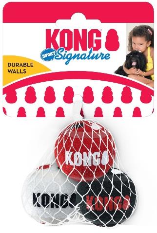 Kong Signature Sports Balls 3pk Extra Small