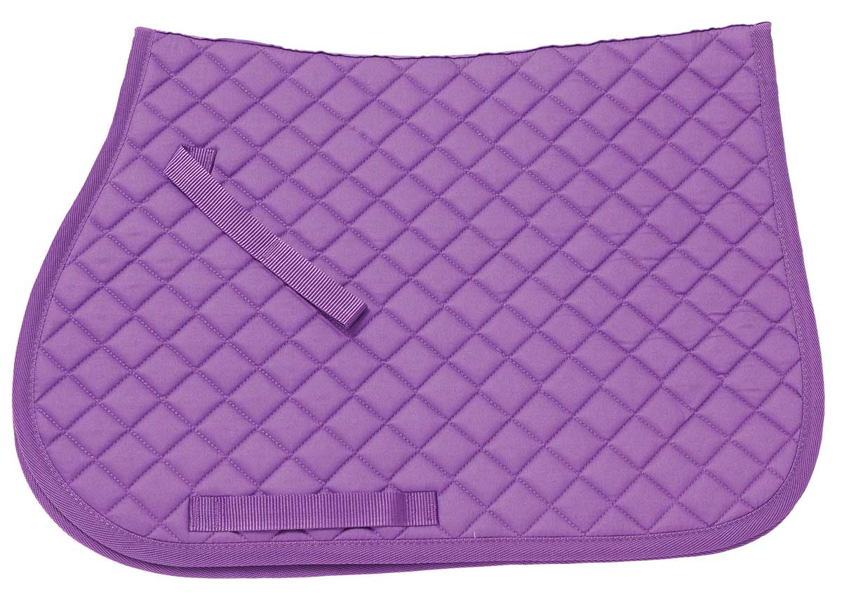 Saddle Blanket Pony Club Quilted Purple