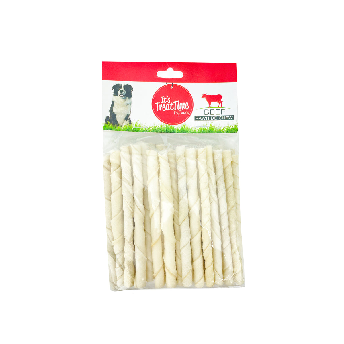 Rawhide Twist White 12.5cm 50 pack