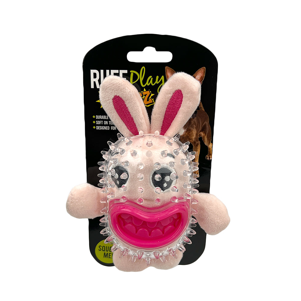 Ruff Paly Dog Toy Big Teeth Capsule Rabbit