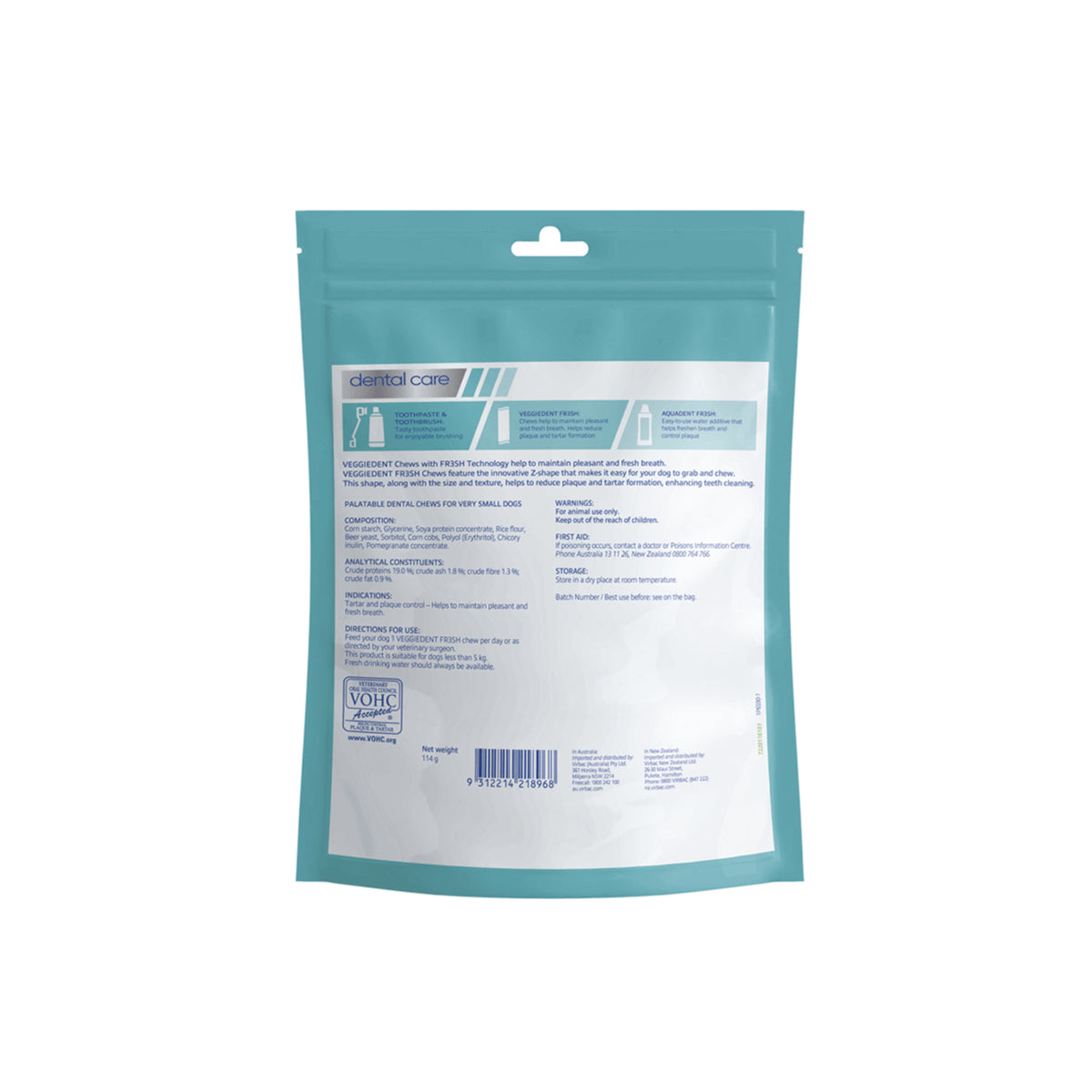 Virbac Veggiedent Dental Chew X-Small