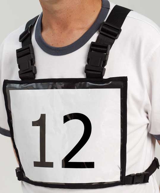 Number Holder Bib Style