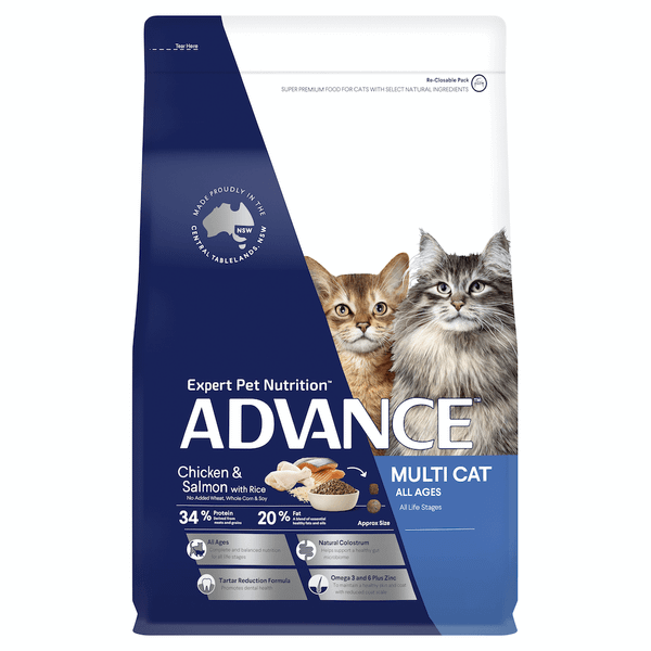 Advance Multi Cat All Ages Chicken &amp; Salmon 20kg