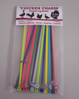 Chicken Charm Leg Bands
