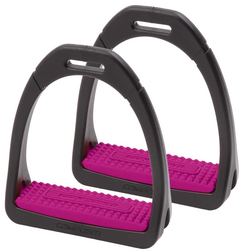 Stirrup Irons Premium Compositi Profile Raspberry Large