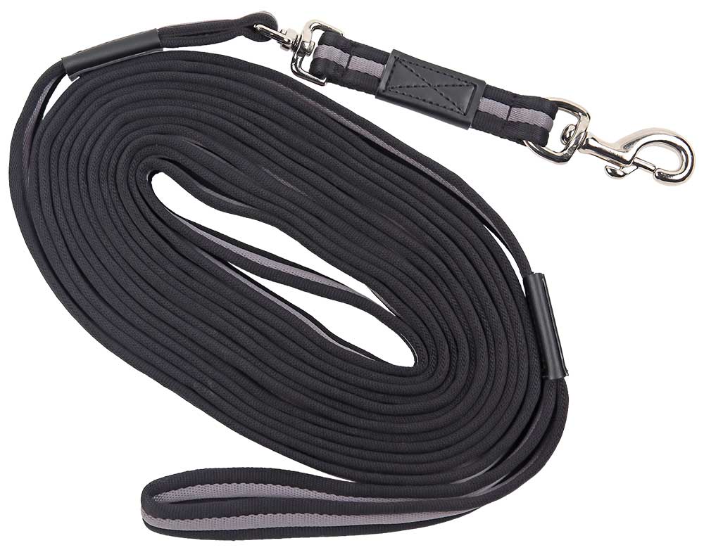 Lunge Rein Deluxe Grey/silver