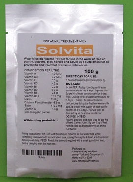 Solvita 100gm Satchel