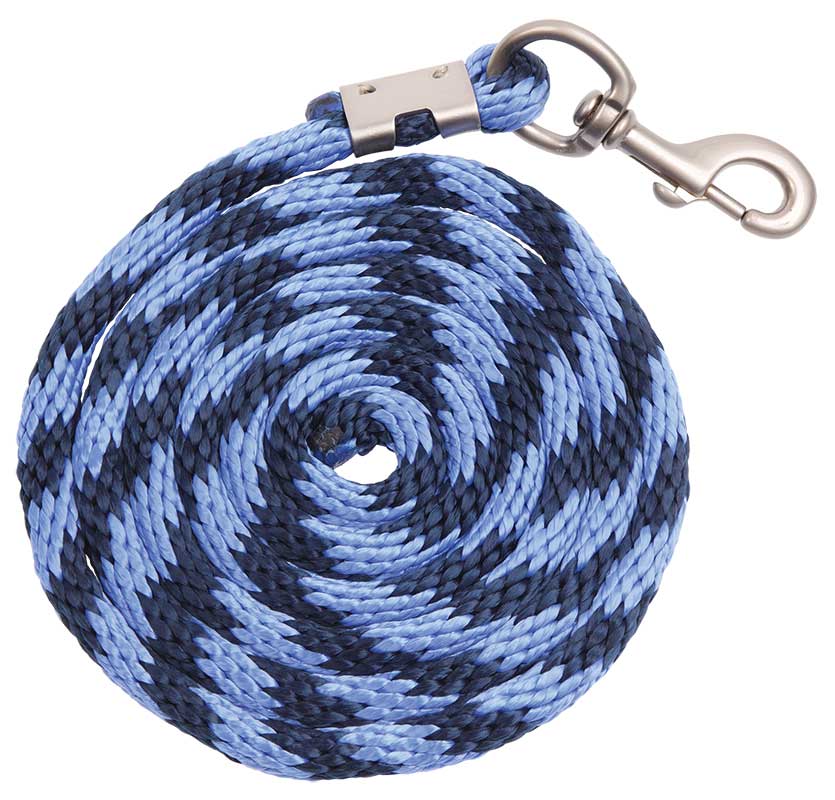 Lead Rope Braided Nylon 2 Tone Rbl/nvy