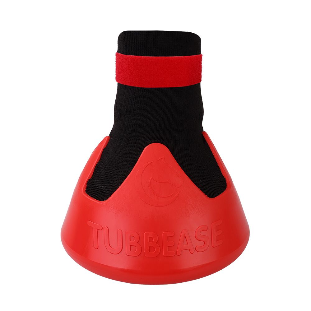 Tubbease Horse Sock Medium Red 140mm