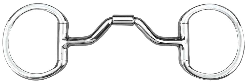 Myler Bit - L3- Mb33wl - Eggbutt English Snaffle Ported Barrel 5