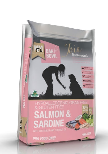 MFM Dog Salmon And Sardine 9kg - Grain Free - Pink