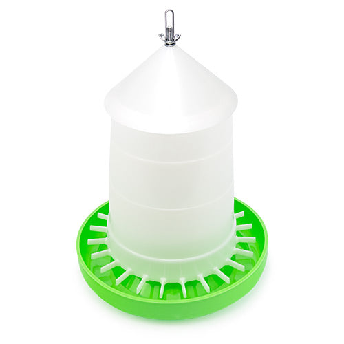 Plastic Poultry Feeder With Lid X 5 Kg