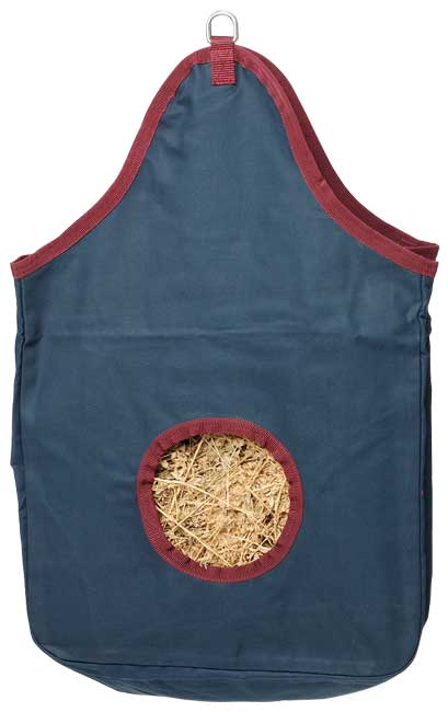 Canvas Hay Tote Bag Navy/burgundy