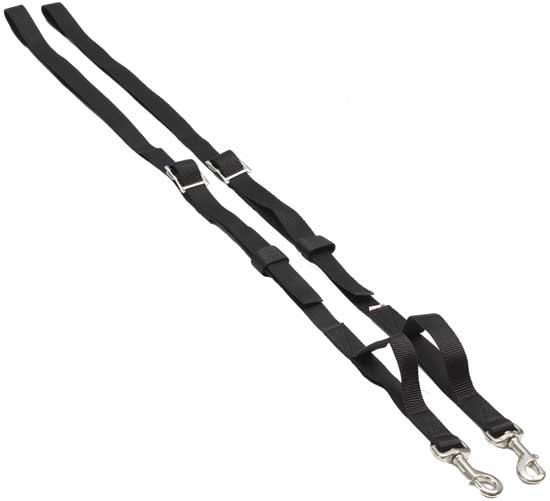 Side Reins Rokko Adjustable Black