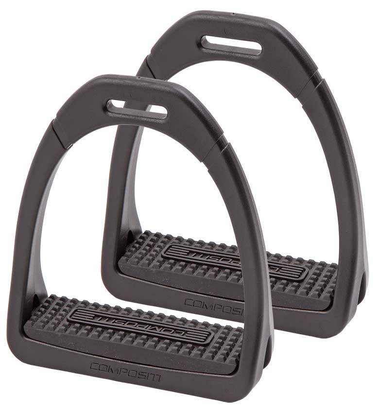 Stirrup Irons Premium Compositi Profile Black Large
