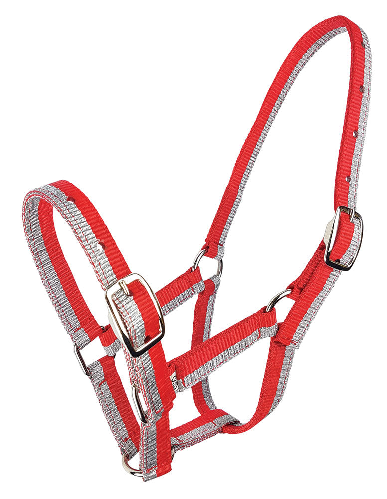 Halter Foal Sparkle - Red/silver