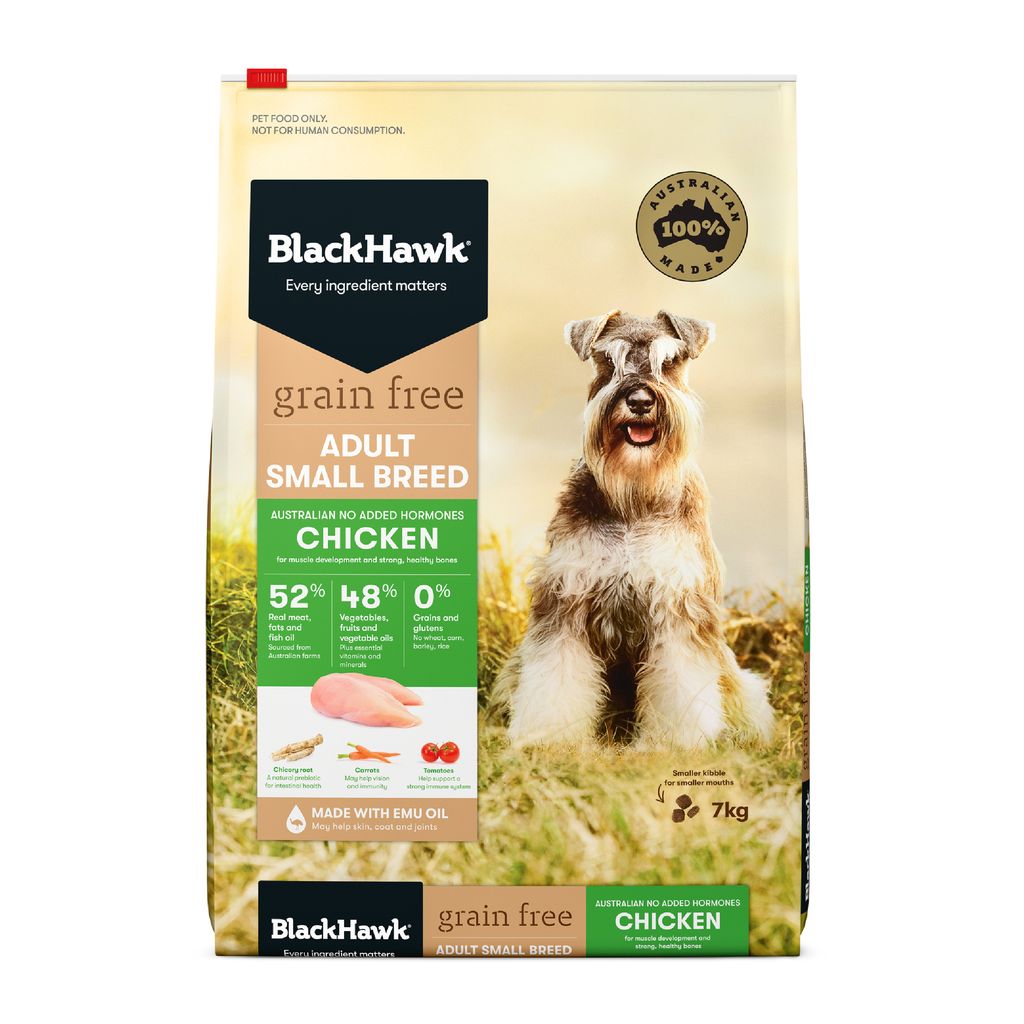 Black Hawk Grain Free Dog Small Breed Chicken 7kg