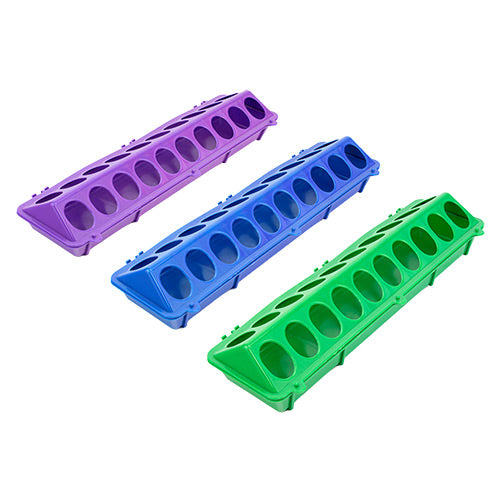 Plastic Feed Trough - 20 Hole 36cm