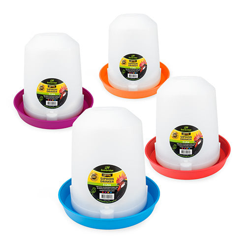 Poultry Siphon Drinker Straight - 5lt