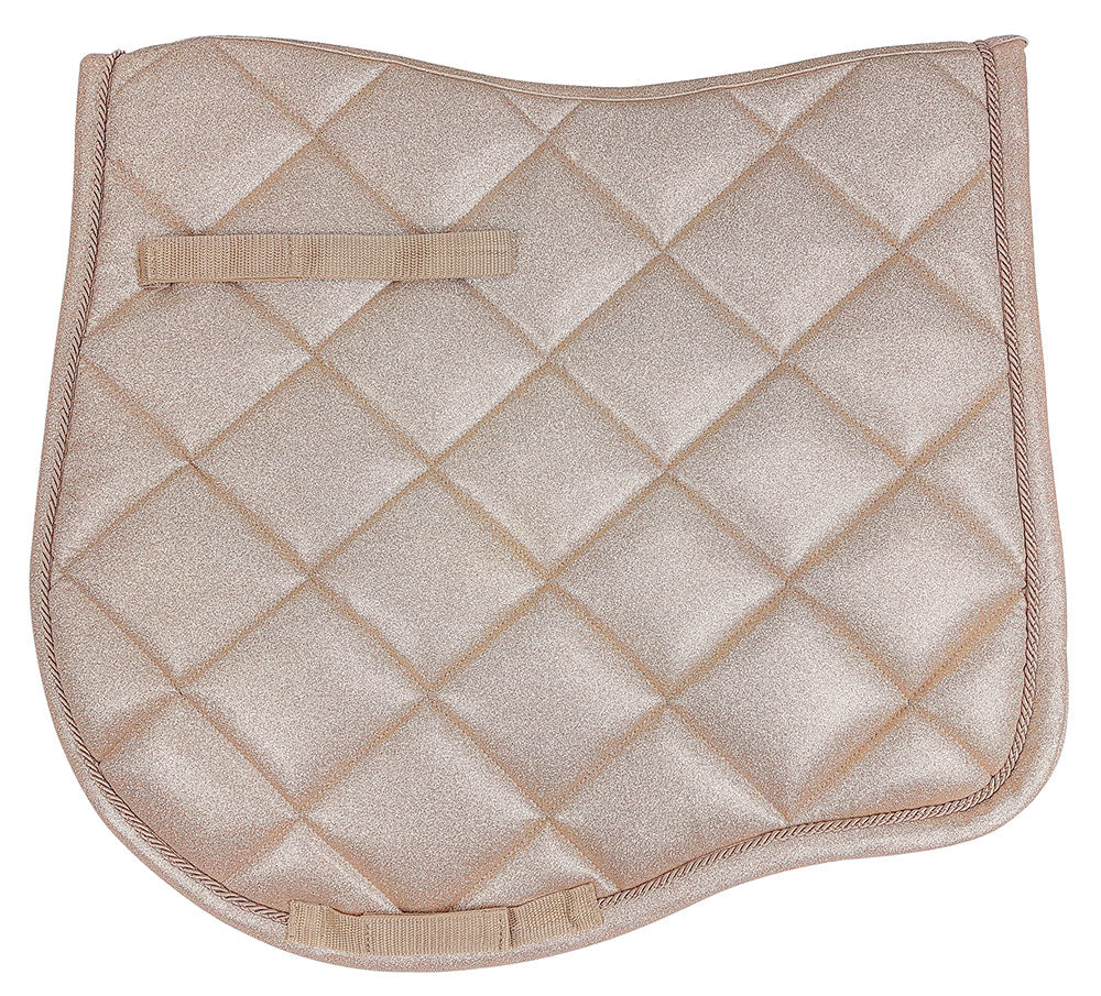 Saddlecloth Elegant Full - Gold Glitter