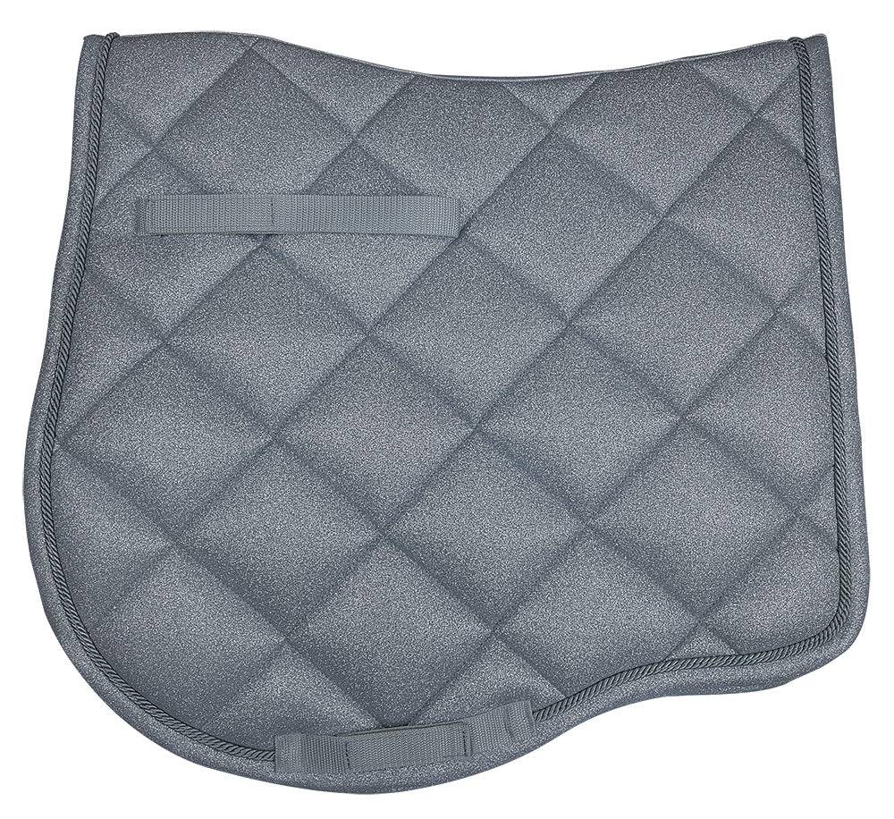 Saddlecloth Elegant Full - Steel Glitter