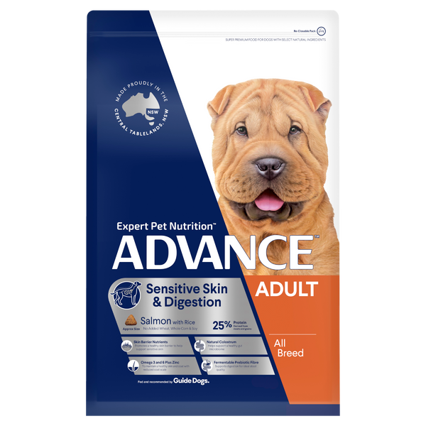 Advance Dog Adult Medium Breed Sensitive Skin And Digestion Salmon 13kg